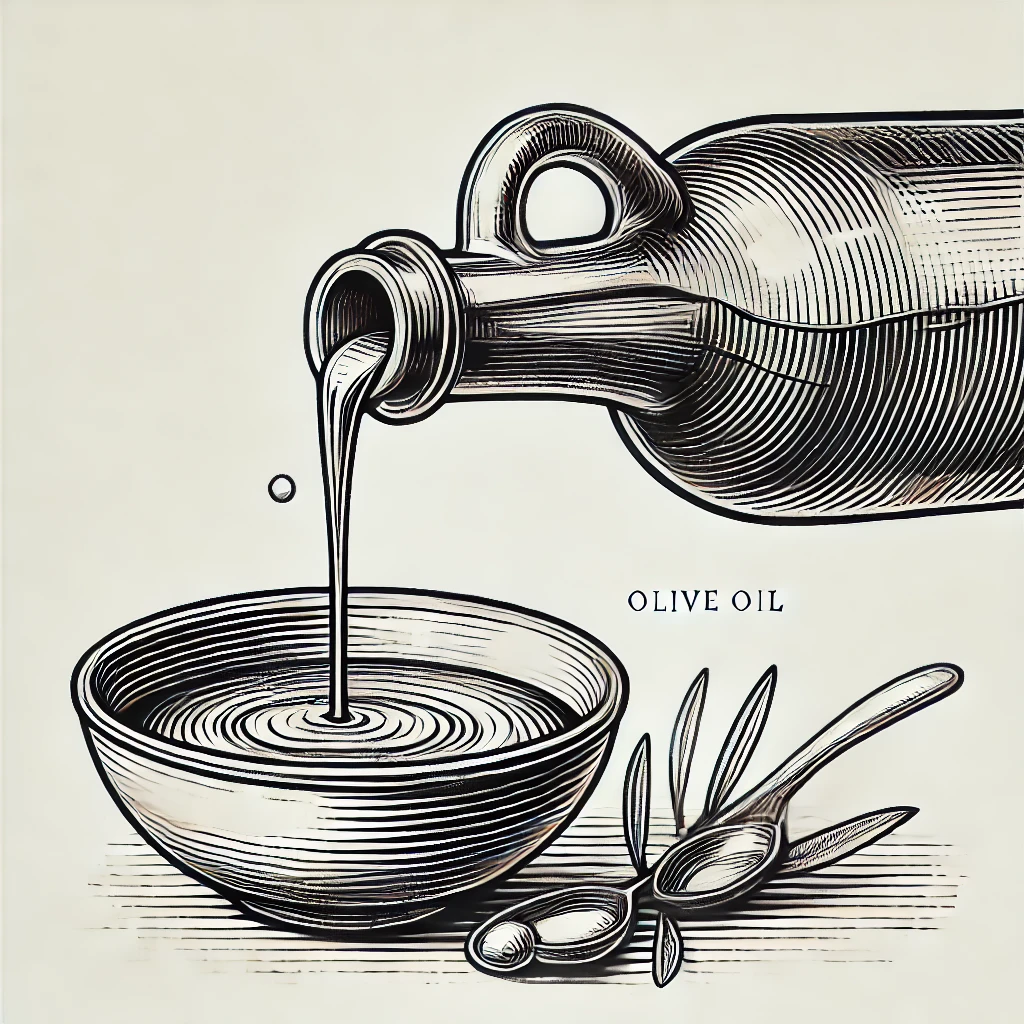 Olive oil illustration